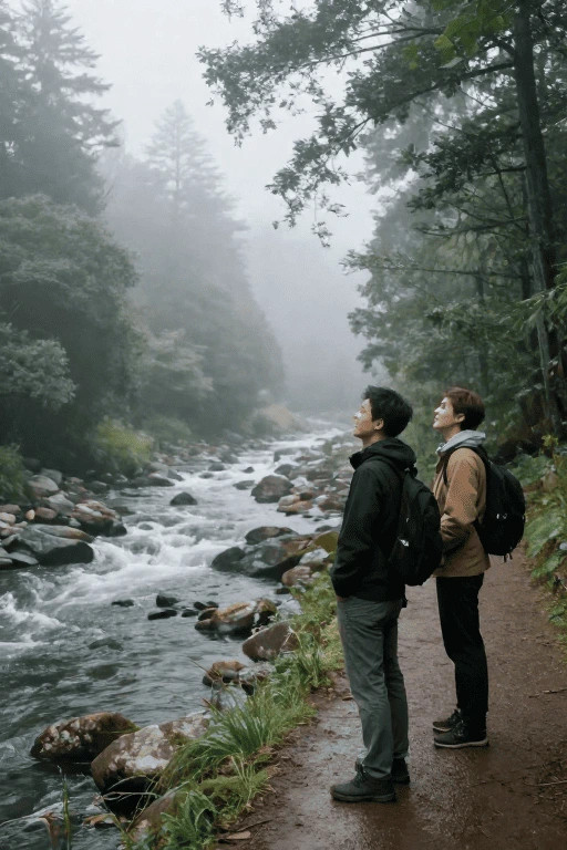 In nature, no one asks for anything. Observe the rain, the mist, or the sound of water and let your soul recharge. It is the purest source of positive energy, where everything is clear and functional.