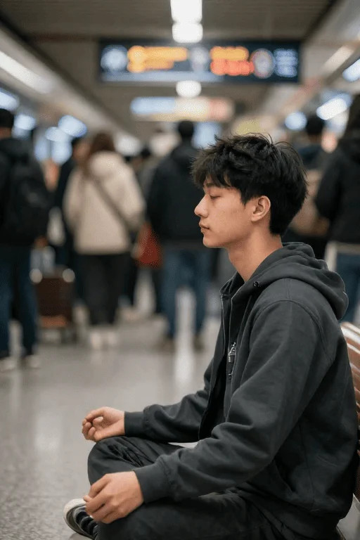 Close your eyes and feel the rush become an echo. To be patient is to honor every feeling, knowing that all we feel is both fleeting and precious.