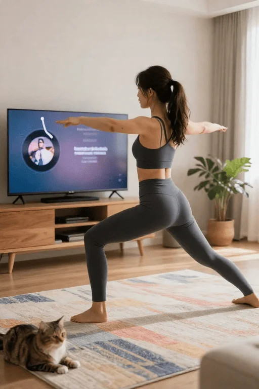 The best gym is the one where you feel most at ease. When your workout starts right in your living room, excuses vanish and only the joy of movement remains.
