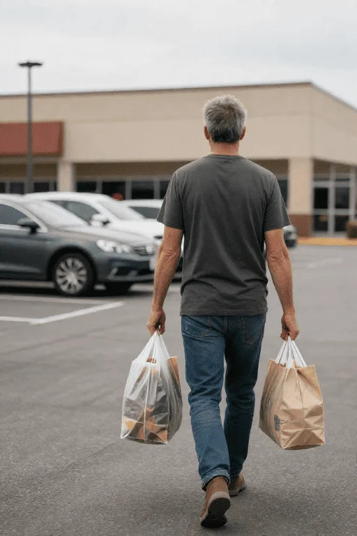 Don’t rush to the destination; enjoy the journey. Even a short walk through the parking lot is a victory of your will over the comfort that puts our senses to sleep.