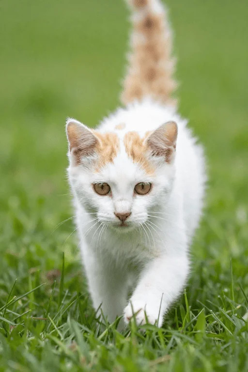 Curious Visitor (Felis catus) – garden "assistant" useful for stress relief, purr therapy, and guarding the medicinal herbs